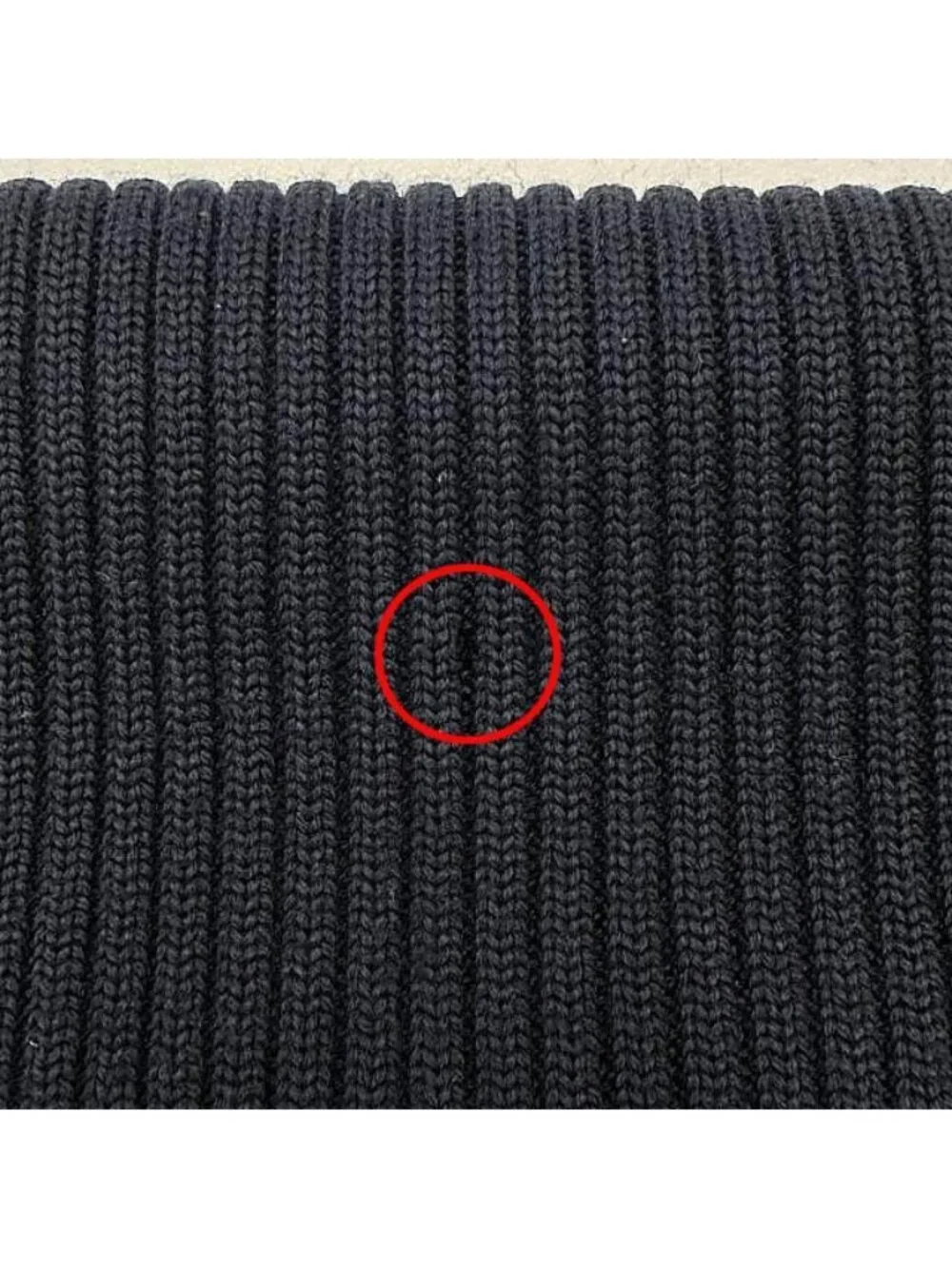 Prada Sports Rubber Logo Rib Scarf Shawl Navy